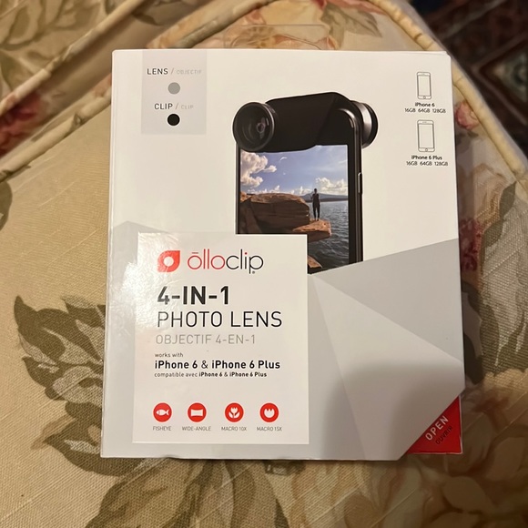 NWT Olloclip 4-IN-1 Photo Lens for iPhone 6 & iPhone 6 Plus - Picture 1 of 6